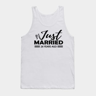 26th Wedding Anniversary - 26 years anniversary Tank Top